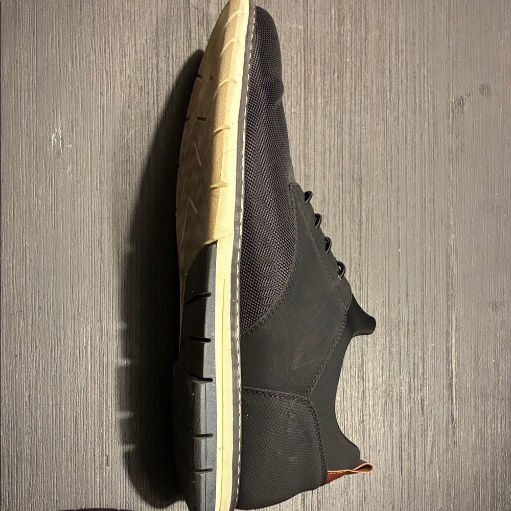 George Black Oxford Shoes with Memory Foam - Picture 2 of 5